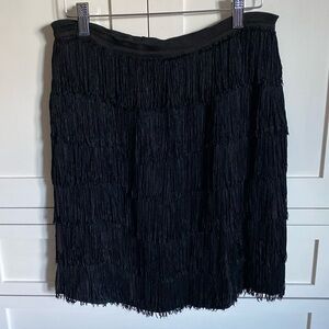 La Belle Fashions Vintage Black Flapper Skirt